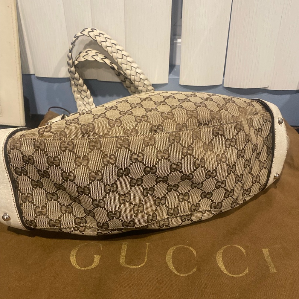 Gucci Beige Monogram Belt Bag